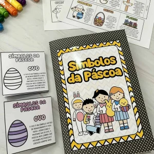 Símbolos da Páscoa Livro e Livrinho