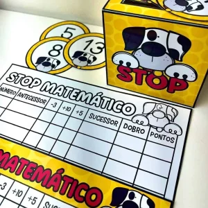 Jogo Stop Matemático com Duas Pranchas