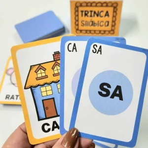 Jogo Trinca Silábica com 38 Cartinhas